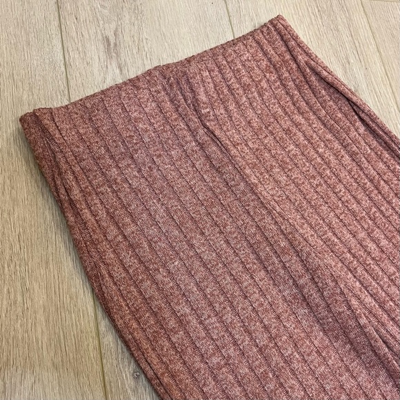 Zara Ribbed Knit Flare Pants - Size S - Picture 4 of 10